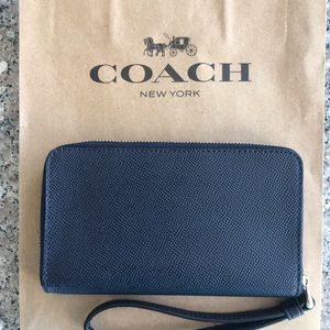 Coach Bags - Small Wristlet in Midnight Blue Coach Bags - Small Wristlet in Midnight Blue